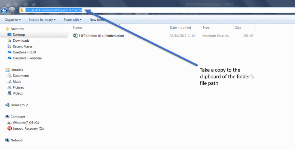 Opening the F1F9 keyboard shortcuts automatically