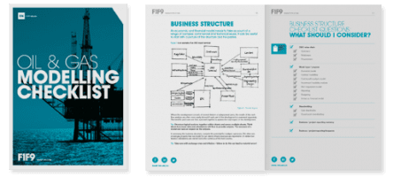 OIL AND GAS MODELLING CHECKLIST