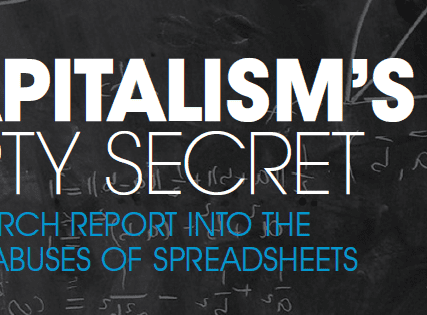 Spreadsheets are critical to business decision making