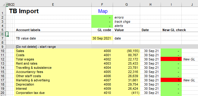 data dump sheet